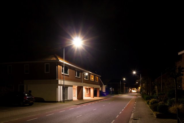 Ledverlichting, gericht licht op de weg