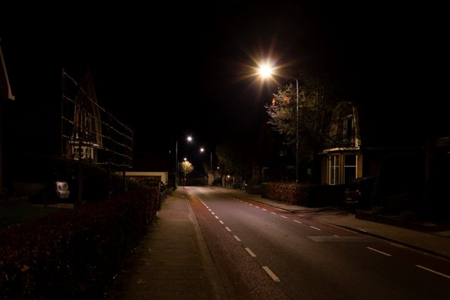 Fietspad op rijbaan