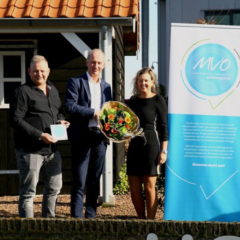 houtbouw Merkus ontvangt MVO vignet