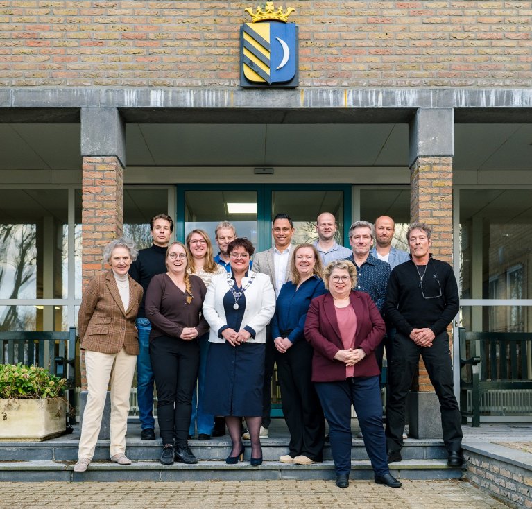 Groepsfoto raad Ameland