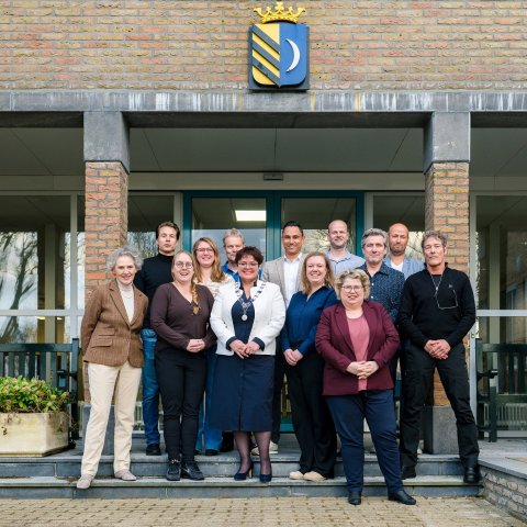 Groepsfoto raad Ameland 2022-2026
