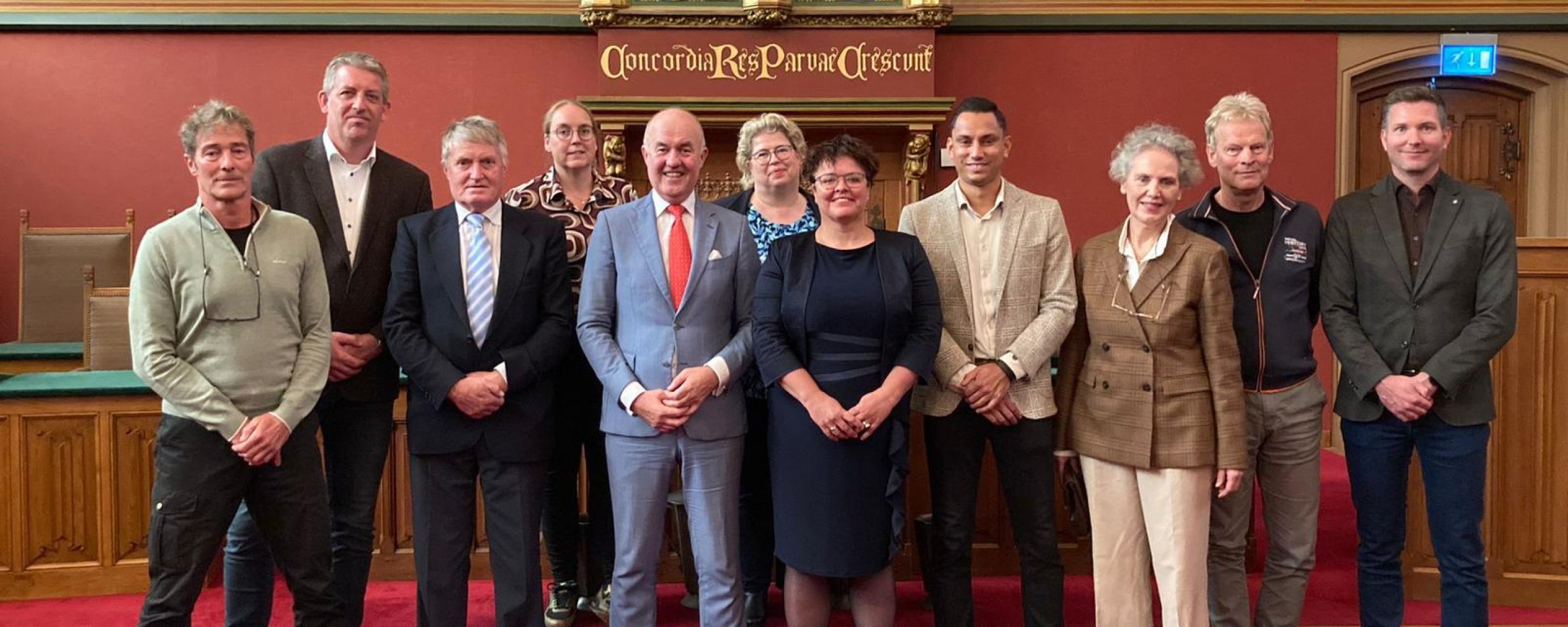 Beëdiging Tytsy Wilemsma met vertrouwenscommissie 