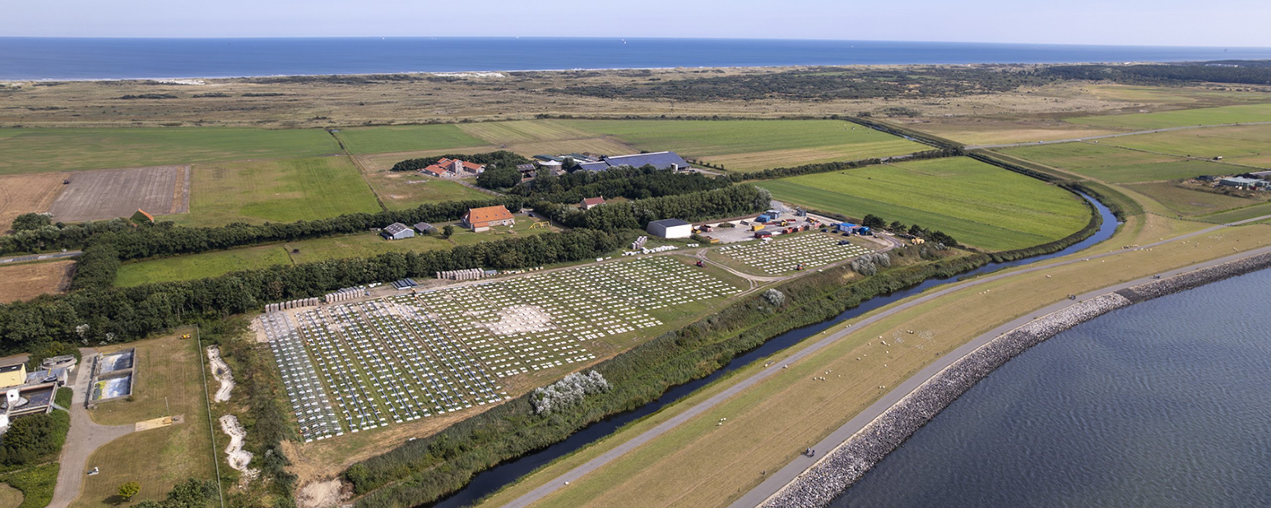 Luchtfoto energiepark door Kevin Kiewiet