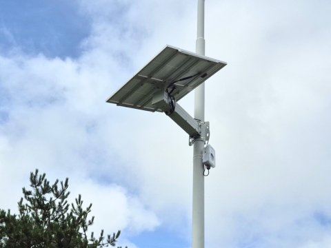 Telraam geplaatst op Ameland 