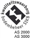 Logo kwaliteitswaarborg bodembeheer SIKB AS2000 en AS3000 