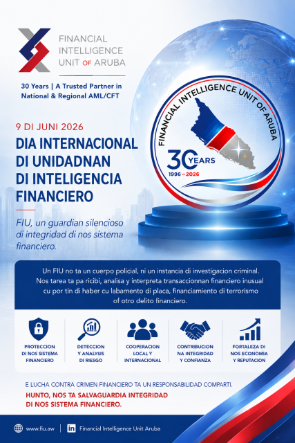 Poster Dia Internacional di FIU - 9 juni 2026