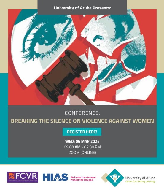 Invitacion Conferencia "Kibrando e silencio di violencia contra hende muhe"