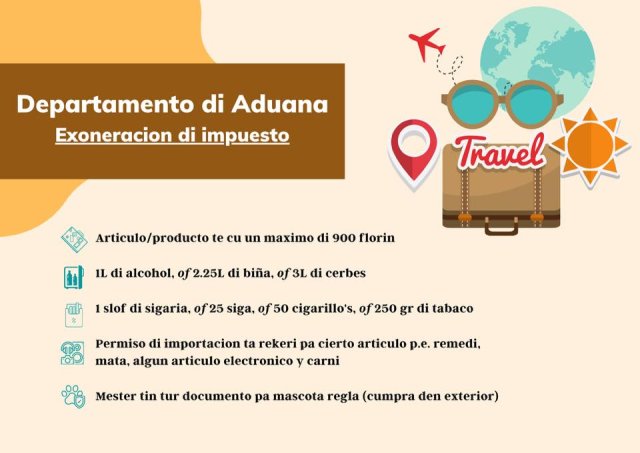 Exoneracion di impuesto riba ekipahe di biahero.