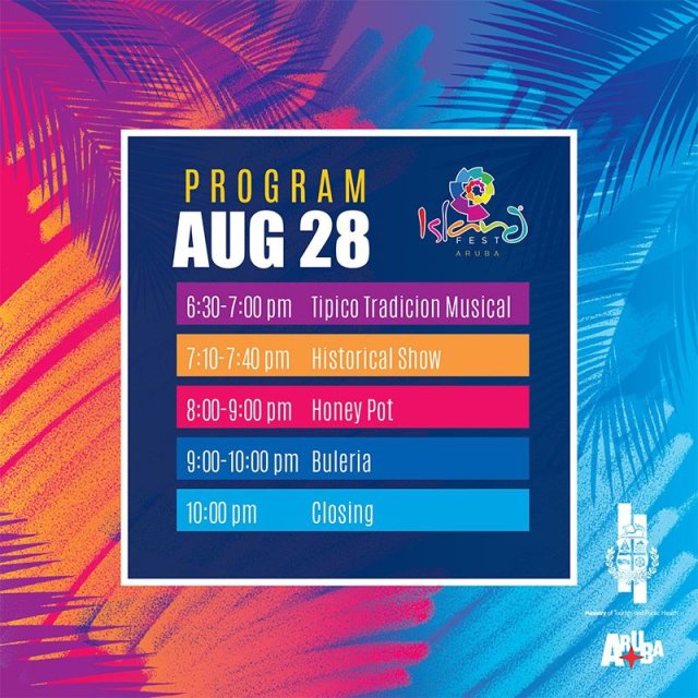 Schedule Island Fest na San Nicolas