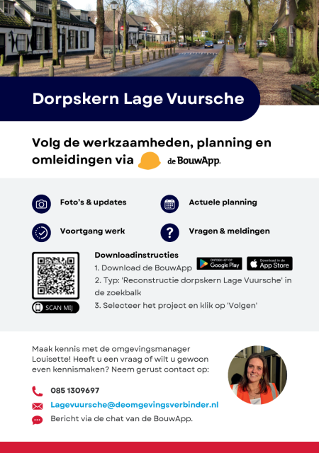 De tekst van de flyer staat op deze pagina over Lage Vuursche