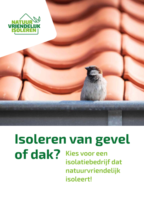 Folder natuurvriendelijk isoleren