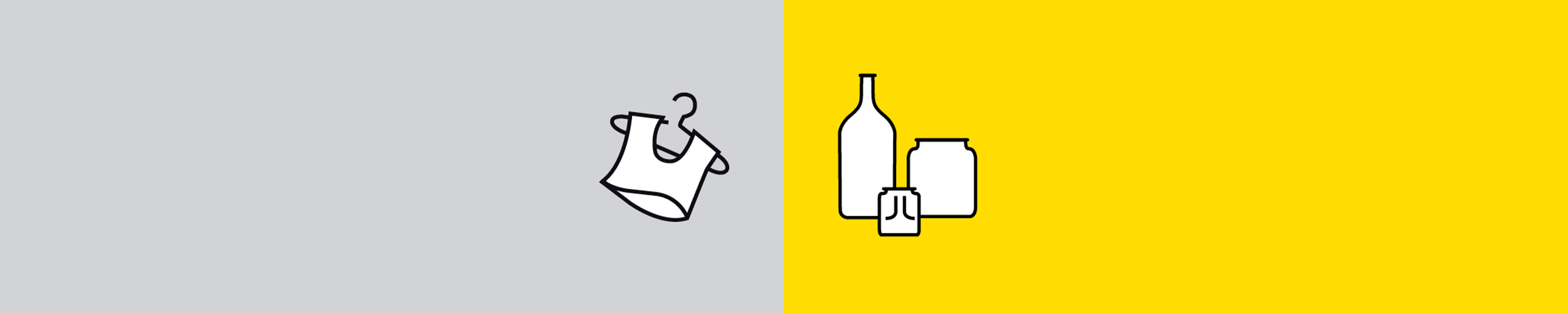 Pictogram textiel glas