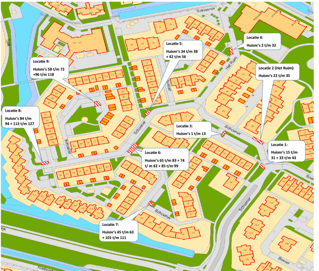 Plattegrond Schoener