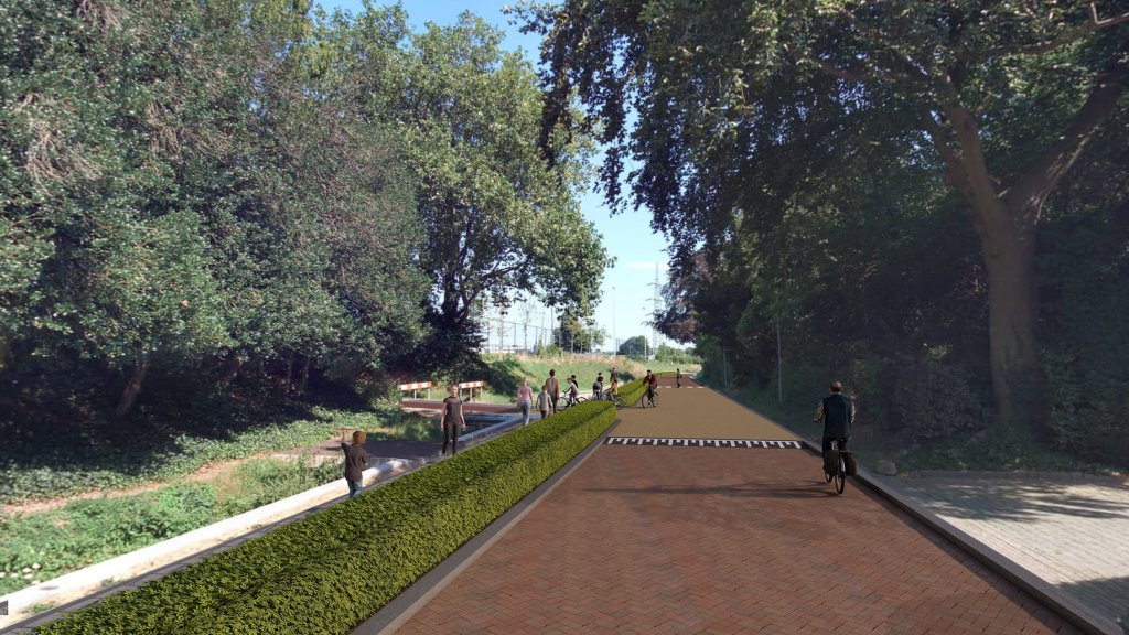 Impressie en schetstekening Bourgognestraat