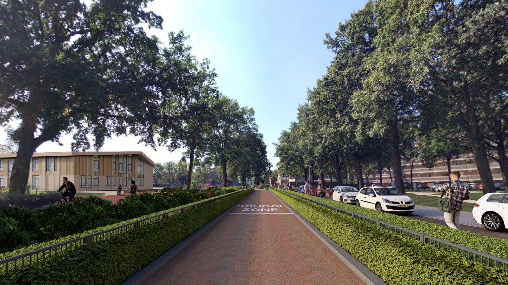 Impressie Carmelstraat en schetstekening