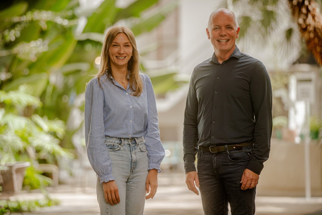 Dit is een portretfoto van Hannelore en Michael Hamers 