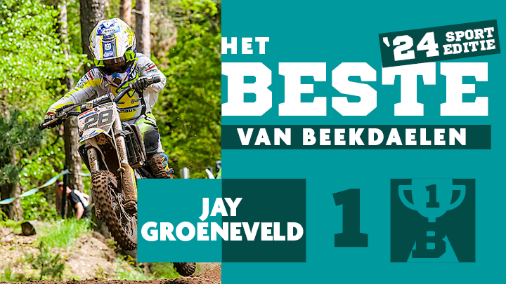 Het beste van Beekdaelen 2024 sport editie genomineerde Jay Groeneveld