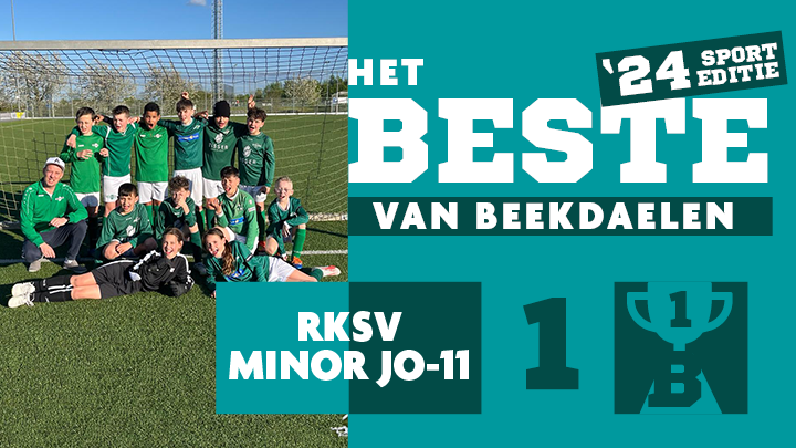Het beste van Beekdaelen 2024 sport editie genomineerde RKSV Minor JO-11