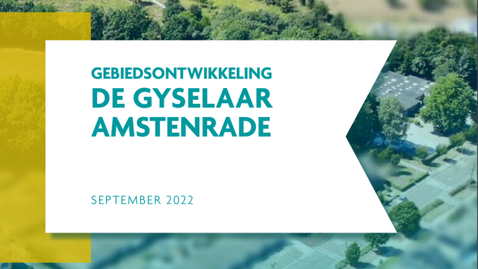 Brochure Gebiedsontwikkeling De Gyselaar Amstenrade september 2022