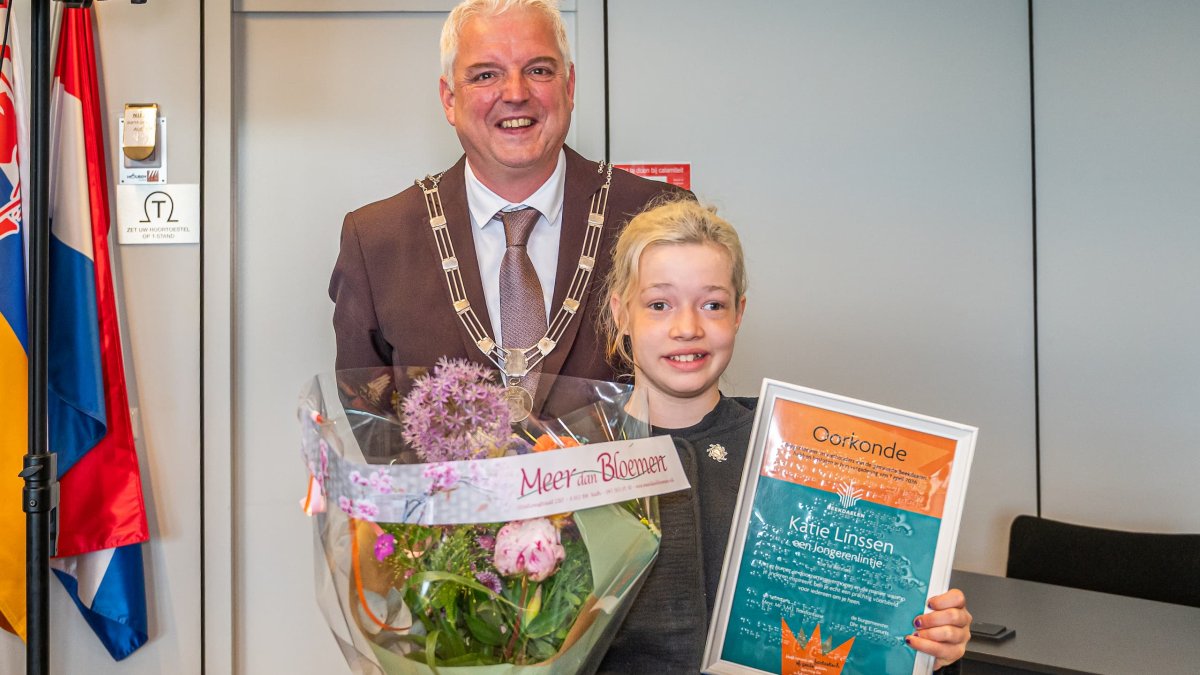 Jongerenlintje voor Katie Linssen uit Nuth: een voorbeeld voor velen
