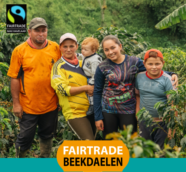 logo Fairtrade Max Havelaar. Fairtrade Beekdaelen