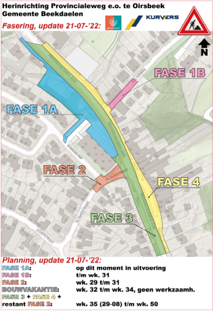 Herinrichting provinciale weg Oirsbeek