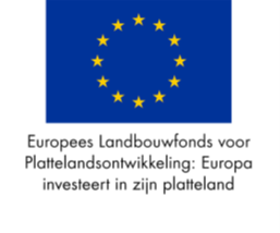 Logo Europees Landbouwfonds voor Plattelandsontwikkeling: Europa investeert in zijn platteland