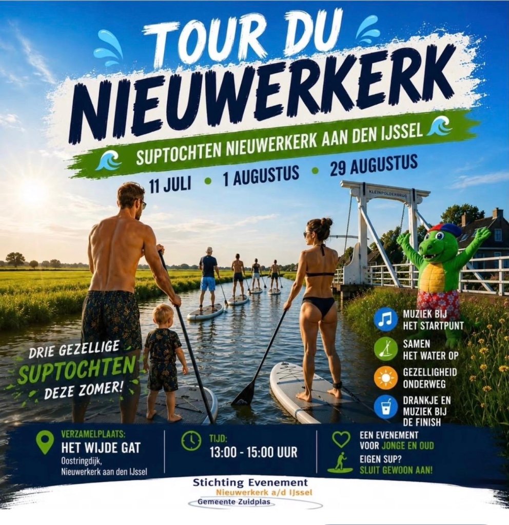 foto affiche suptochten in Nieuwerkerk aan den IJssel