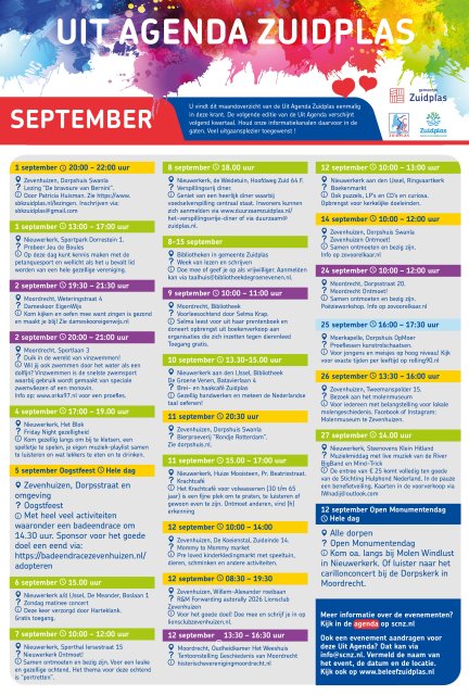 Uit Agenda Zuidplas september 2026