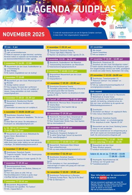 Uit Agenda Zuidplas September 2025