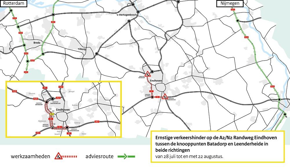 werkzaamheden randweg eIndhoven