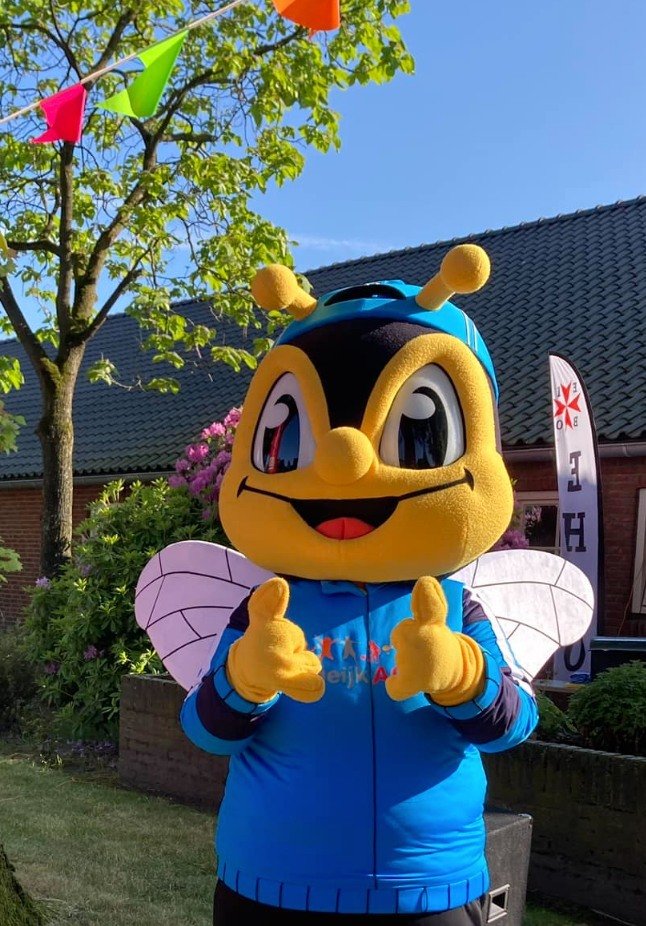 Bee de mascotte van BErgeijk Active