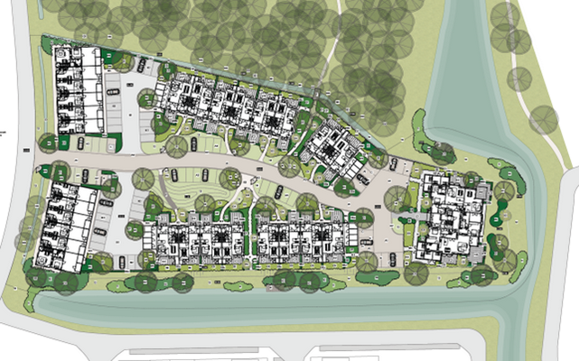 Situatieschets plan park Looburgh