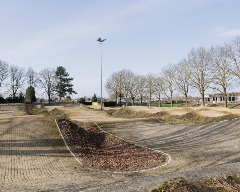 Overzicht BMX baan Luyksgestel