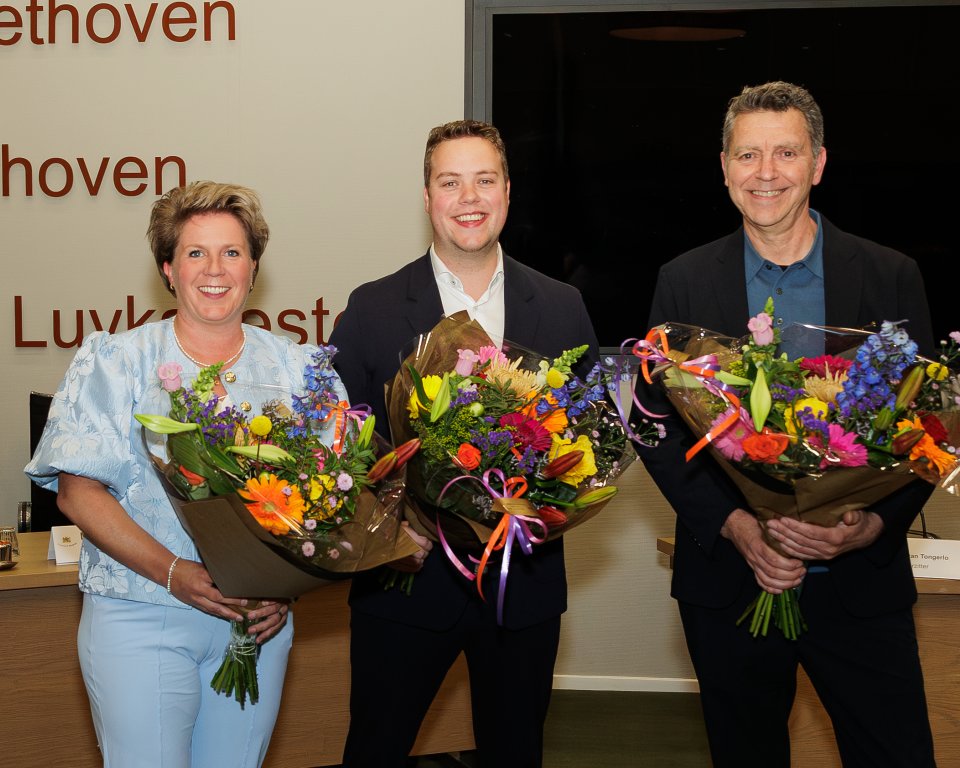 drie nieuwe wethouders