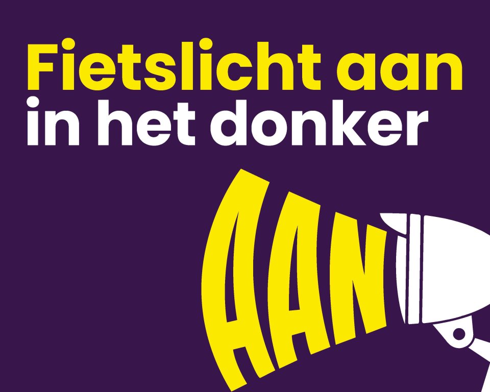 Afbeelding van een fietslamp in de stijl van Bergeijk Fietst
