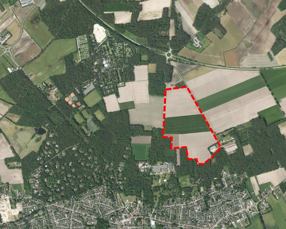 Plattegrond Bergeijk Noord