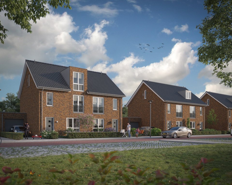 Ontwerp wijk Kapelledries 3 in de Weebosch