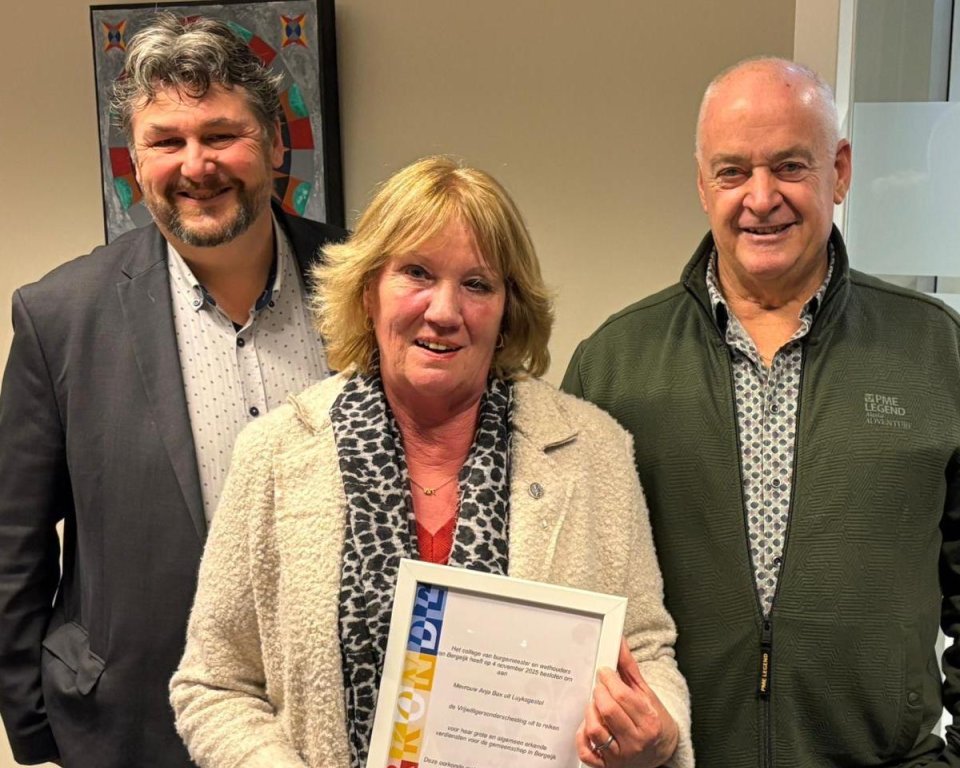 Marko van Dalen met Anja Bax en haar man