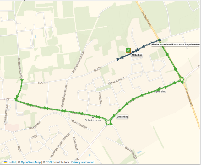 Plattegrond Bucht vanaf 15-11-2025