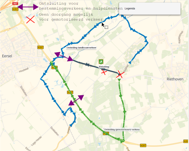 Aanvulling afsluiting plattegrond Walik