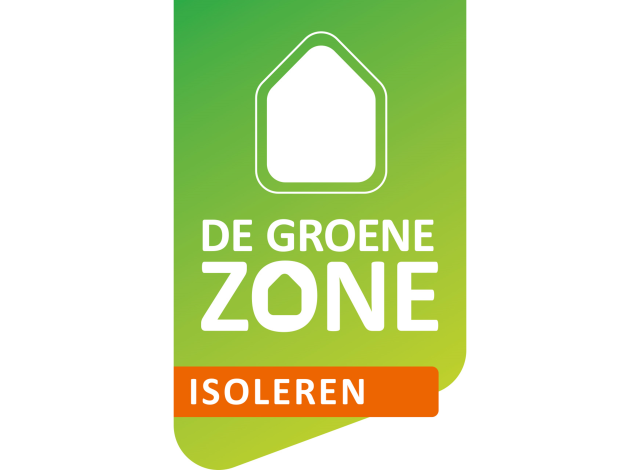 Logo de groene zone isoleren