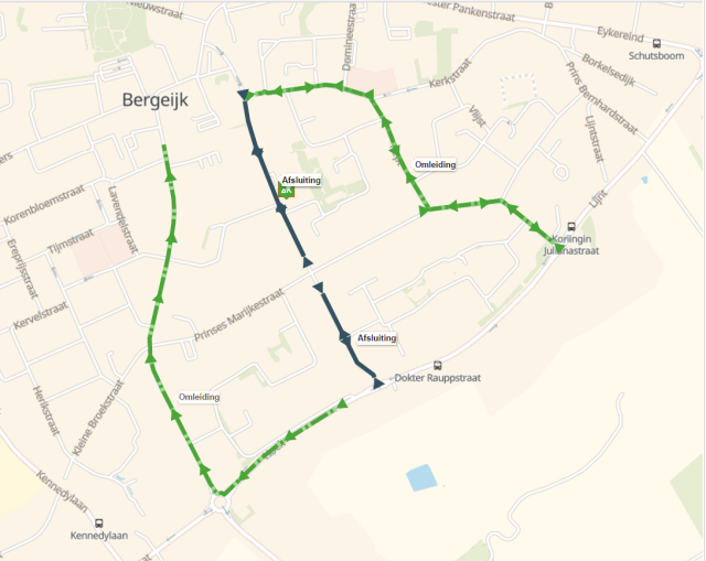 Plattegrond Dr. Rauppstraat