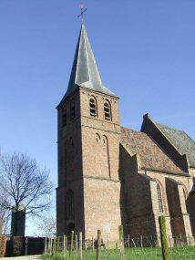 Persingensestraat bij 7 te Persingen: toren kerk Persingen