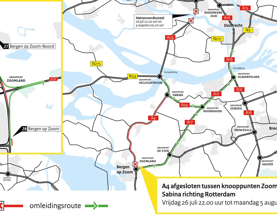 Overzichtskaartje afsluitingen 