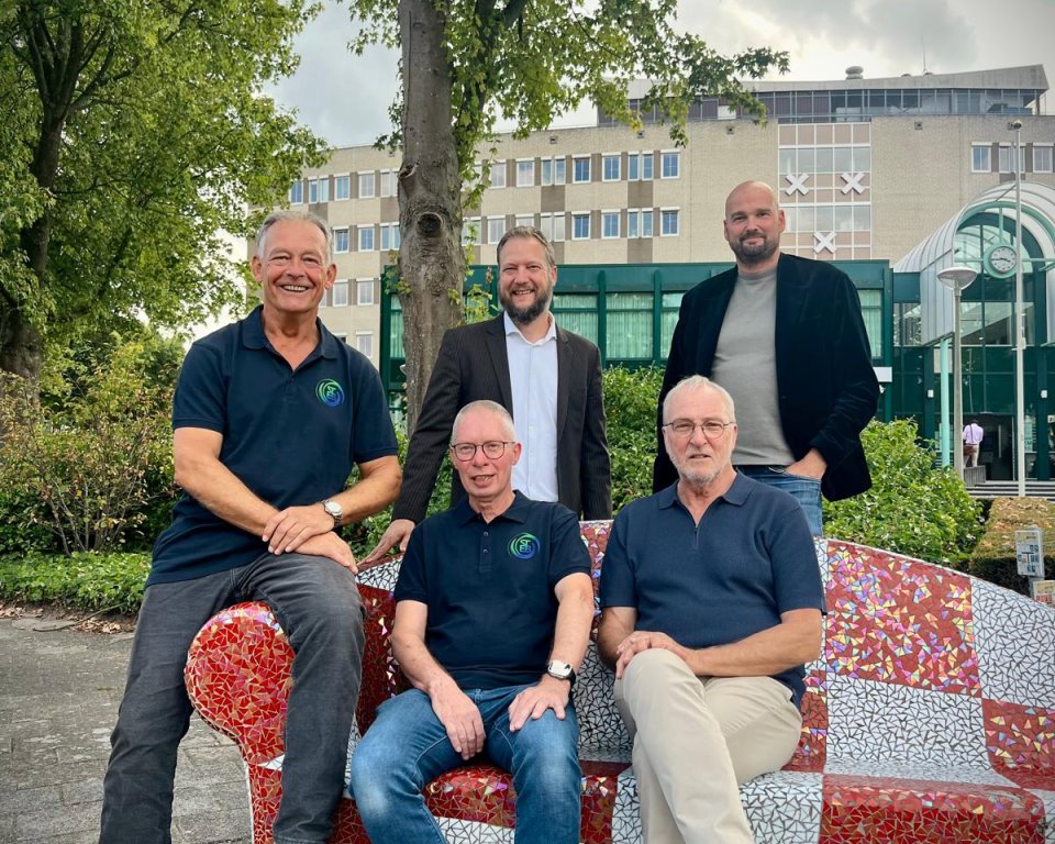 STEB bestuur, wethouder Doedens & Jeroen, adviseur