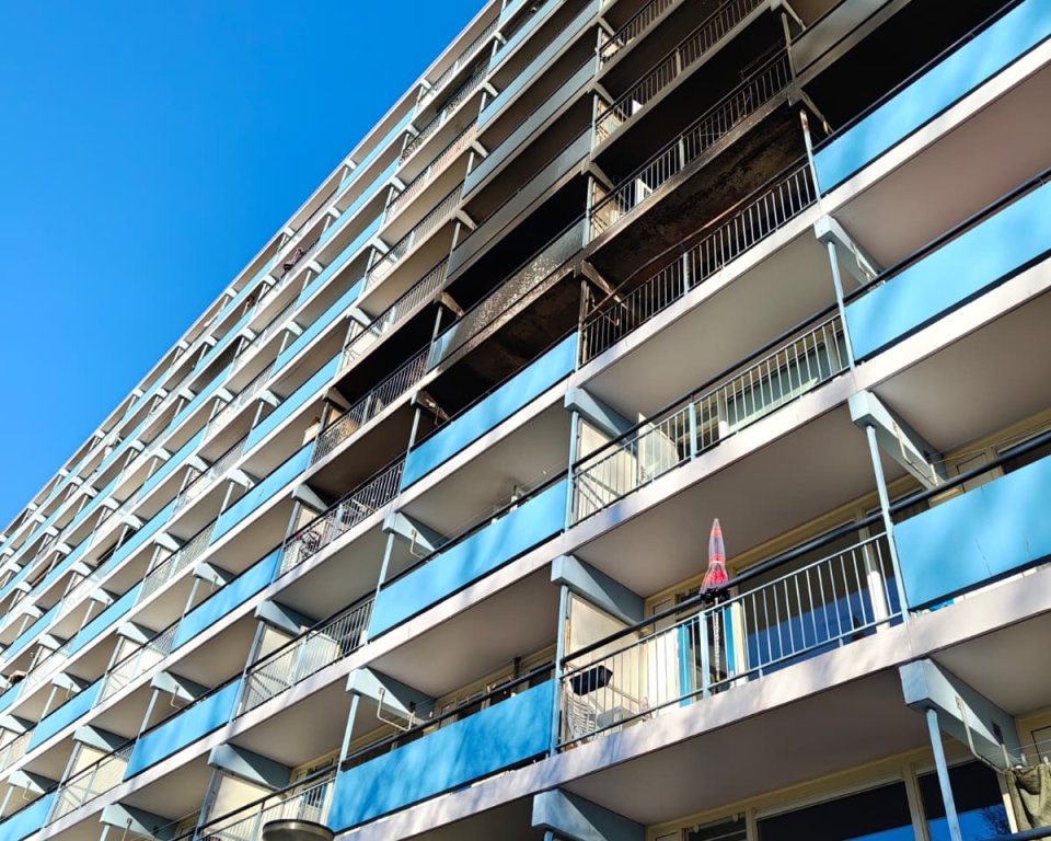 Brand in Heiningen-flat