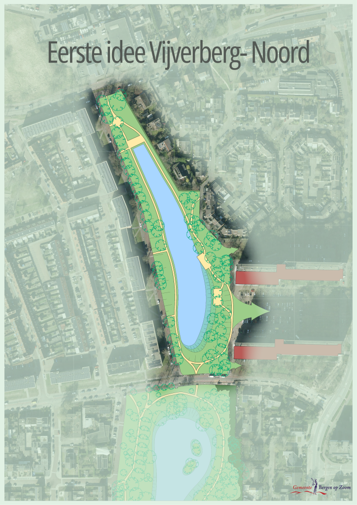 Eerste idee Vijverberg-Noord