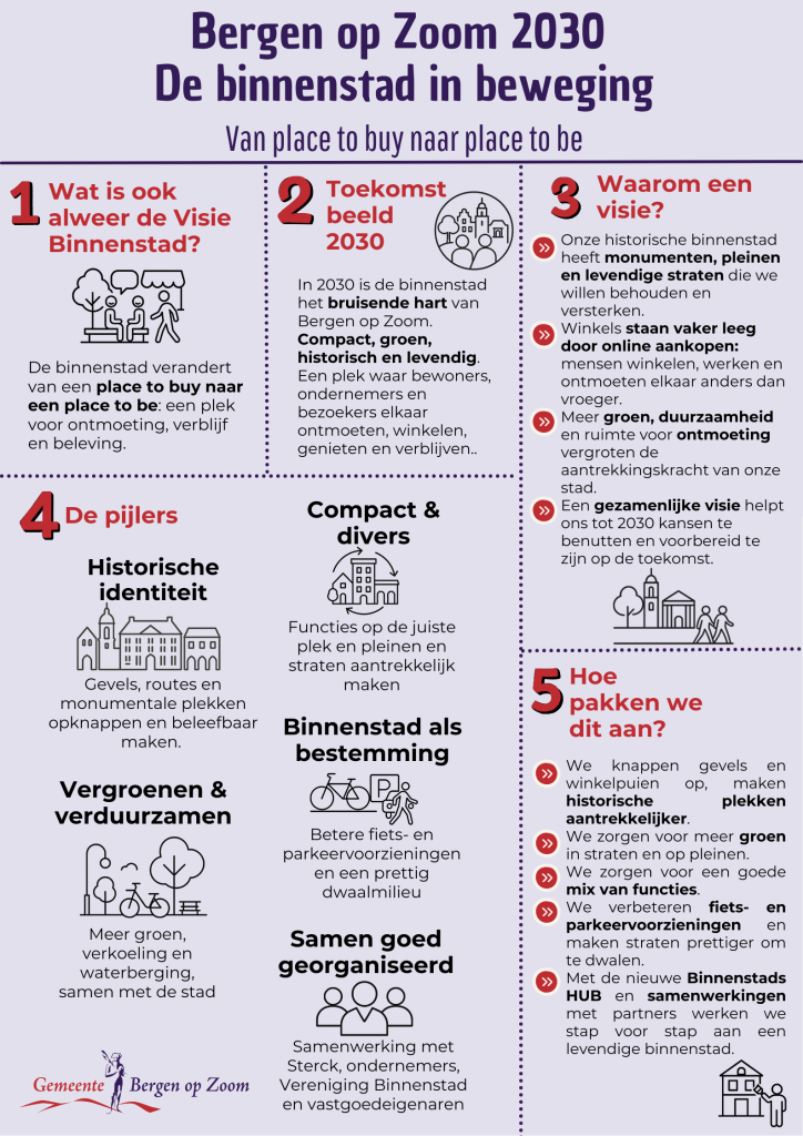 Infographic Visie Binnenstad