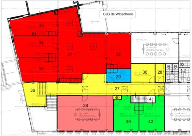 Plattegrond/tekening Wittenhorst